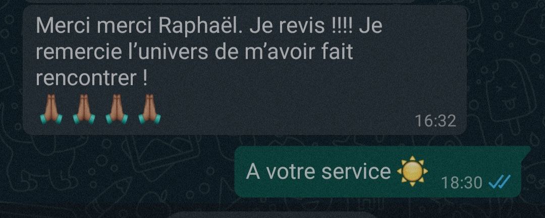 Gratitudes d'un patient